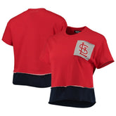 St. Louis Cardinals Refried Apparel Women's Cropped T-Shirt - MLB