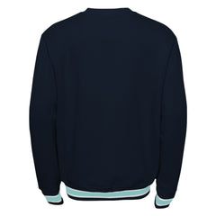 Seattle Kraken Youth Classic Blueliner Pullover Sweatshirt - Deep Sea Blue - NHL