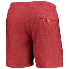 Atlanta Falcons Naples Layered Leaves Swim Trunks Red | Tommy Bahama