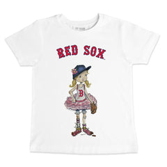 Boston Red Sox Tiny Turnip Youth Baseball Babes T-Shirt - MLB