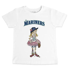 Seattle Mariners Tiny Turnip Youth Baseball Babes T-Shirt - MLB