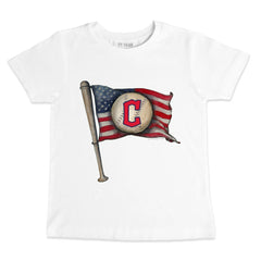 Cleveland Guardians Tiny Turnip Youth Baseball Flag T-Shirt - MLB