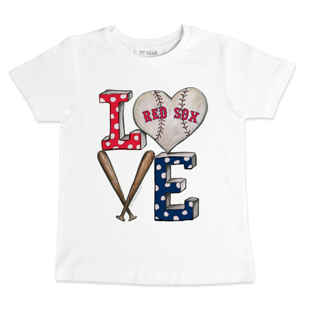 Boston Red Sox Tiny Turnip Youth Baseball Love T-Shirt - MLB
