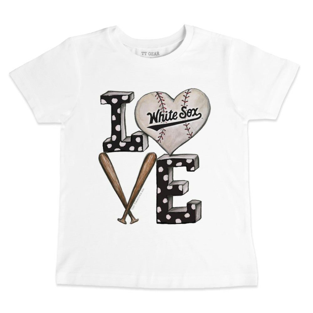 Chicago White Sox Tiny Turnip Youth Baseball Love T-Shirt - MLB