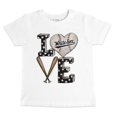 Chicago White Sox Tiny Turnip Youth Baseball Love T-Shirt - MLB