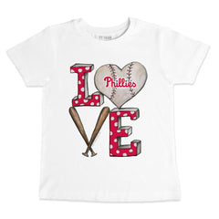 Philadelphia Phillies Tiny Turnip Youth Baseball Love T-Shirt - MLB