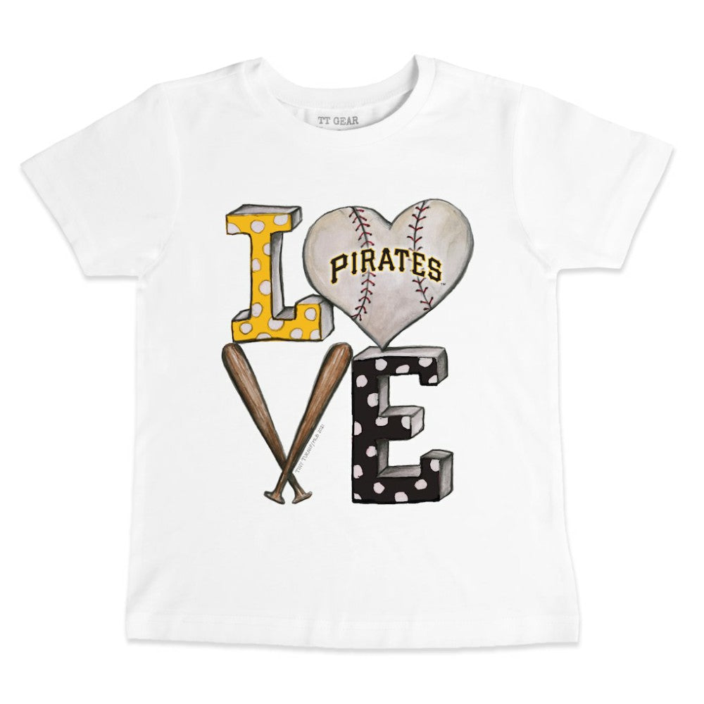 Pittsburgh Pirates Tiny Turnip Youth Baseball Love T-Shirt - MLB