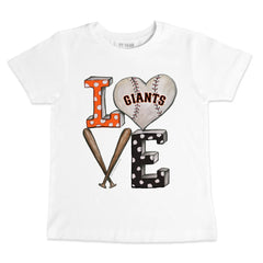 San Francisco Giants Tiny Turnip Youth Baseball Love T-Shirt - MLB