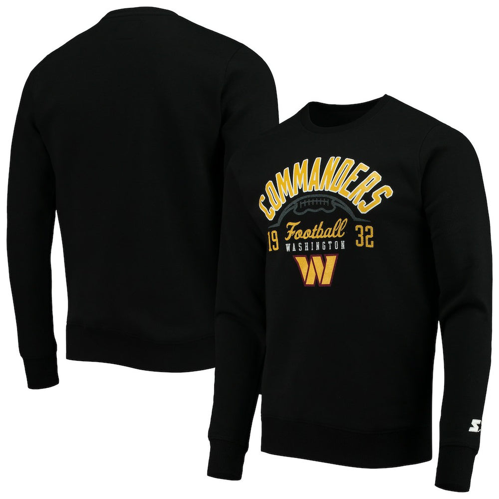 Washington Commanders Starter Pullover Sweatshirt Black | NFL
