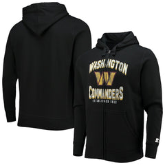 Washington Commanders Starter Post-Season Full-Zip Hoodie Black | NFL