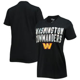 Washington Commanders G-III 4Her by Carl Banks Women's Endzone T-Shirt Black | NFL