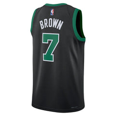 Jaylen Brown Boston Celtics Jordan Brand Unisex Swingman Jersey Statement Edition Black - NBA