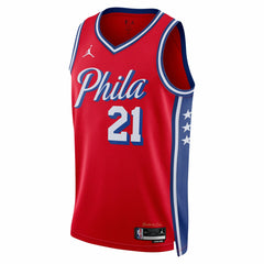 Joel Embiid Philadelphia 76ers Jordan Brand Unisex Swingman Jersey Statement Edition Red - NBA