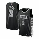 Keldon Johnson San Antonio Spurs Jordan Brand Unisex Swingman Jersey Statement Edition Black - NBA