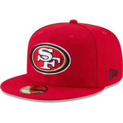 San Francisco 49ers New Era Team 59FIFTY Fitted Hat Scarlet | NFL