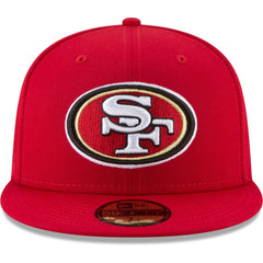 San Francisco 49ers New Era Team 59FIFTY Fitted Hat Scarlet | NFL