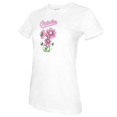 Baltimore Orioles Tiny Turnip Women's Blooming Baseballs T-Shirt - MLB