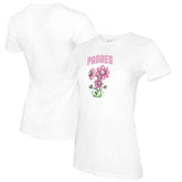 San Diego Padres Tiny Turnip Women's Blooming Baseballs T-Shirt - MLB