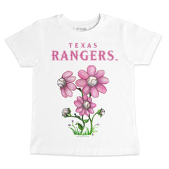 Texas Rangers Tiny Turnip Youth Blooming Baseballs T-Shirt - MLB