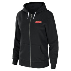 Calgary Flames WEAR by Erin Andrews Women's Sponge Fleece Full-Zip Hoodie - Black - NHL