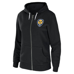 Nashville Predators WEAR by Erin Andrews Women's Sponge Fleece Full-Zip Hoodie - Black - NHL