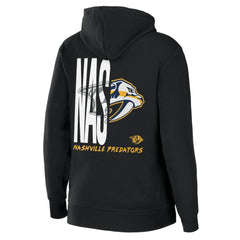 Nashville Predators WEAR by Erin Andrews Women's Sponge Fleece Full-Zip Hoodie - Black - NHL