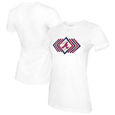 Atlanta Braves Tiny Turnip Women's Prism Arrows T-Shirt - MLB