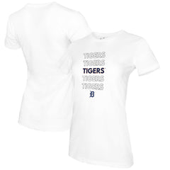 Detroit Tigers Tiny Turnip Women's Stacked T-Shirt - MLB