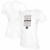 Houston Astros Tiny Turnip Women's Stacked T-Shirt - MLB