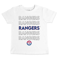 Texas Rangers Tiny Turnip Youth Stacked T-Shirt - MLB