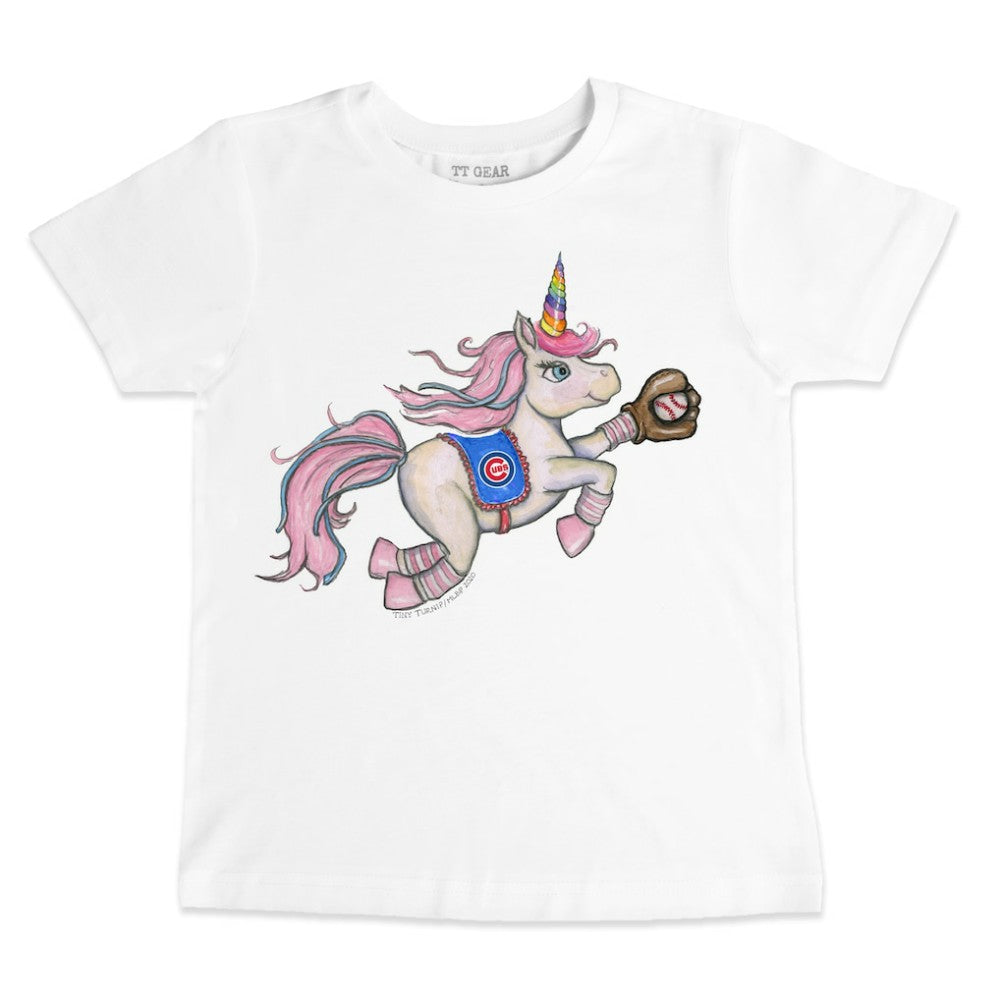 Chicago Cubs Tiny Turnip Youth Unicorn T-Shirt - MLB