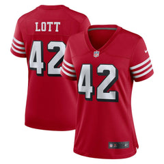 Ronnie Lott San Francisco 49ers Women's Alternate Game Jersey Scarlet | Nike for Sale