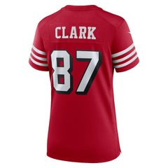Dwight Clark San Francisco 49ers Women's Alternate Game Jersey Scarlet | Nike for Sale