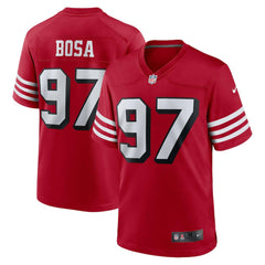 Nick Bosa San Francisco 49ers Alternate Game Jersey Scarlet | Nike for Sale