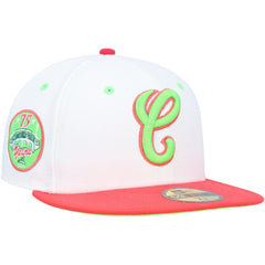 Chicago White Sox New Era Cooperstown Collection Comiskey Park 75th Anniversary Strawberry Lolli 59FIFTY Fitted Hat - MLB