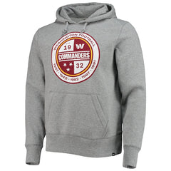 Washington Commanders '47 Imprint Headline Pullover Hoodie Gray | 47 brand
