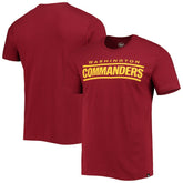 Washington Commanders '47 Wordmark Imprint Super Rival T-Shirt Burgundy | 47 brand