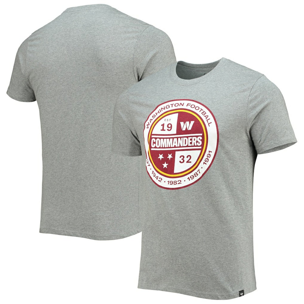 Washington Commanders '47 Imprint Super Rival T-Shirt Gray | 47 brand