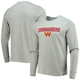 Washington Commanders '47 Traction Super Rival Long Sleeve T-Shirt Heathered Gray | 47 brand