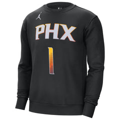 Devin Booker Phoenix Suns Jordan Brand Statement Name & Number Pullover Sweatshirt Black - NBA