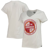 Washington Commanders '47 Women's Imprint Ultra Rival V-Neck T-Shirt White | 47 brand