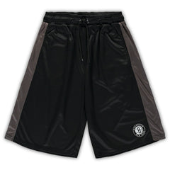 Brooklyn Nets Big & Tall Performance Shorts Black/Charcoal - NBA