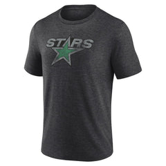 Dallas Stars Wraparound Tri-Blend T-Shirt - Charcoal - NHL