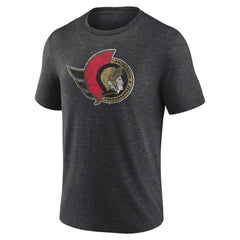 Ottawa Senators Wraparound Tri-Blend T-Shirt - Charcoal - NHL