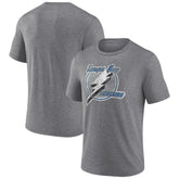 Tampa Bay Lightning Wraparound Tri-Blend T-Shirt - Heather Gray - NHL
