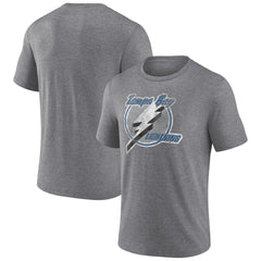Tampa Bay Lightning Wraparound Tri-Blend T-Shirt - Heather Gray - NHL