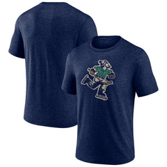 Vancouver Canucks Wraparound Tri-Blend T-Shirt - Navy - NHL