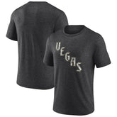 Vegas Golden Knights Wraparound Tri-Blend T-Shirt - Charcoal - NHL