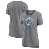 Winnipeg Jets Women's Slow Whistle Tri-Blend T-Shirt - Gray - NHL