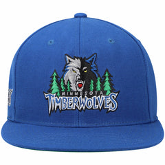 Minnesota Timberwolves Hardwood Classics Snapback Hat Blue - NBA